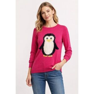 Penguin Pink Wool/Cashmere/Cotton Blend Crewneck  Sweater Size Medium